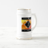 Elegant 23rd Imperial Topaz Wedding Jubileum Bierpul (Voorkant rechts)