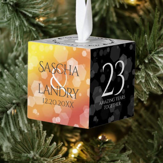 Elegant 23rd Imperial Topaz Wedding Jubileum Decoratie (Boom)