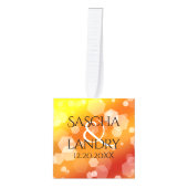 Elegant 23rd Imperial Topaz Wedding Jubileum Decoratie (Voorkant)