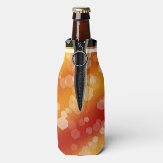 Elegant 23rd Imperial Topaz Wedding Jubileum Flesjeskoeler (Fles Achterkant)