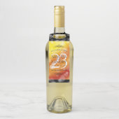 Elegant 23rd Imperial Topaz Wedding Jubileum Flessenhanger (Op fles)