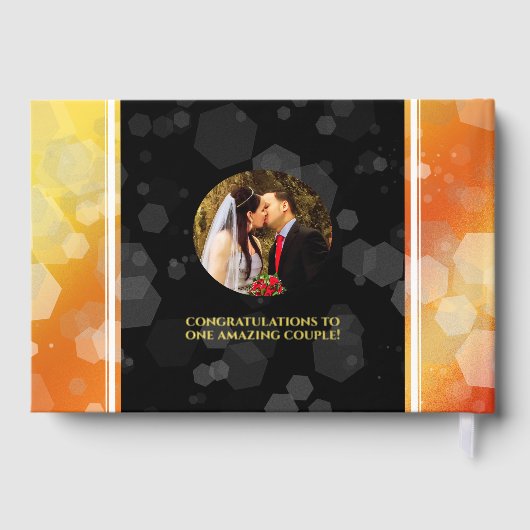 Elegant 23rd Imperial Topaz Wedding Jubileum Gastenboek (Achterkant)