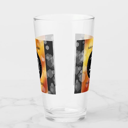 Elegant 23rd Imperial Topaz Wedding Jubileum Glas (Rechts)