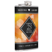 Elegant 23rd Imperial Topaz Wedding Jubileum Heupfles (Rechts)