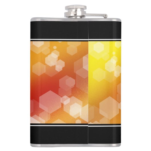 Elegant 23rd Imperial Topaz Wedding Jubileum Heupfles (Achterkant)