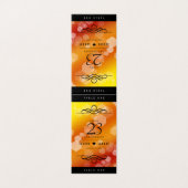 Elegant 23rd Imperial Topaz Wedding Jubileum Kaart (Buitenkant ongevouwen)