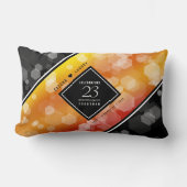 Elegant 23rd Imperial Topaz Wedding Jubileum Kussen (Voorkant)