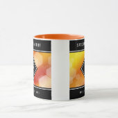 Elegant 23rd Imperial Topaz Wedding Jubileum Mok (Midden)