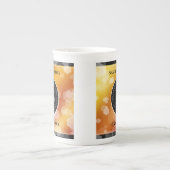 Elegant 23rd Imperial Topaz Wedding Jubileum Porselein Kop (Voorkant)