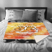 Elegant 23rd Imperial Topaz Wedding Jubileum Sherpa Deken