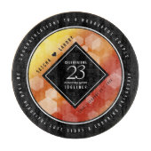 Elegant 23rd Imperial Topaz Wedding Jubileum Snijplank (Voorkant)