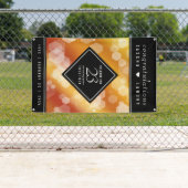 Elegant 23rd Imperial Topaz Wedding Jubileum Spandoek (Insitu)