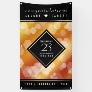 Elegant 23rd Imperial Topaz Wedding Jubileum Spandoek