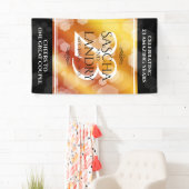 Elegant 23rd Imperial Topaz Wedding Jubileum Spandoek (Insitu)