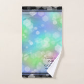 Elegant 24th Opal Wedding Jubileum Celebration Bad Handdoek (Handdoek)