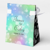 Elegant 24th Opal Wedding Jubileum Celebration Bedankdoosjes (Achterkant)