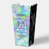 Elegant 24th Opal Wedding Jubileum Celebration Bedankdoosjes (Achterkant)