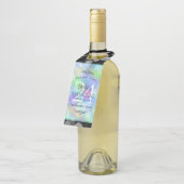 Elegant 24th Opal Wedding Jubileum Celebration Flessenhanger (Schuin)