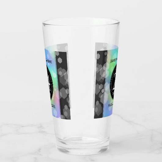 Elegant 24th Opal Wedding Jubileum Celebration Glas (Rechts)