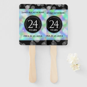 Elegant 24th Opal Wedding Jubileum Celebration Handwaaier