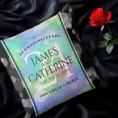 Elegant 24th Opal Wedding Jubileum Celebration Kussen