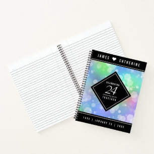 Elegant 24th Opal Wedding Jubileum Celebration Notitieboek