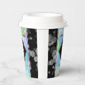 Elegant 24th Opal Wedding Jubileum Celebration Papieren Bekers (Rechts)