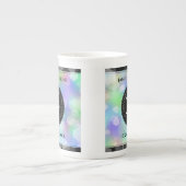 Elegant 24th Opal Wedding Jubileum Celebration Porselein Kop (Voorkant)