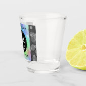 Elegant 24th Opal Wedding Jubileum Celebration Shot Glas (Rechts)