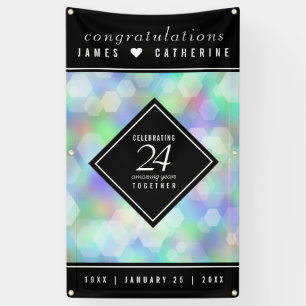 Elegant 24th Opal Wedding Jubileum Celebration Spandoek