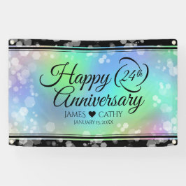 Elegant 24th Opal Wedding Jubileum Celebration Spandoek