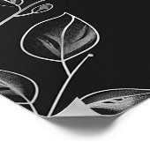 Elegant 25e bruiloft Jubileum welkomstbord Poster (Hoek)