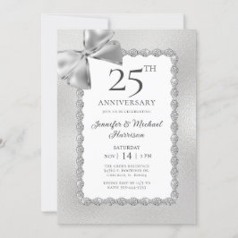 Elegant 25e verjaardag kaart