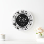 Elegant 25th Silver Diamond Jubileum Grote Klok (Huis)