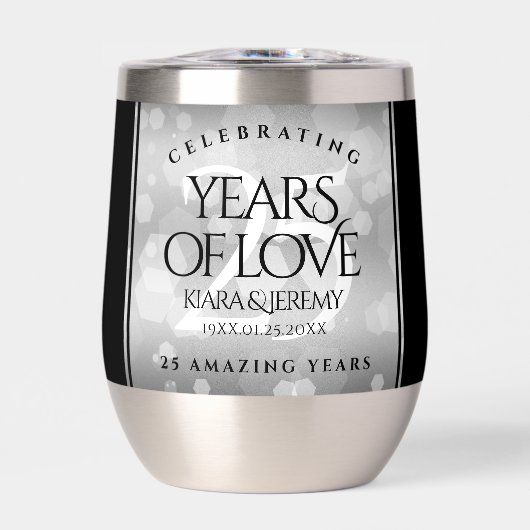 Elegant 25th Silver Wedding Jubileum (Voorkant)