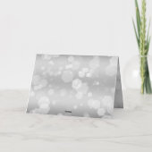 Elegant 25th Silver Wedding Jubileum Bedankkaart (Achterkant)