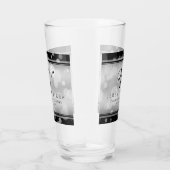 Elegant 25th Silver Wedding Jubileum Glas (Rechts)