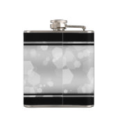 Elegant 25th Silver Wedding Jubileum Heupfles (Achterkant)