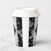 Elegant 25th Silver Wedding Jubileum Papieren Bekers (Rechts)