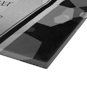 Elegant 25th Silver Wedding Jubileum Snijplank (Hoek)