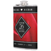 Elegant 26th Roos Wedding Jubileum Celebration Heupfles (Links)