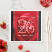 Elegant 26th Roos Wedding Jubileum Celebration Servet (Insitu)