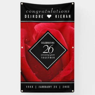 Elegant 26th Roos Wedding Jubileum Celebration Spandoek