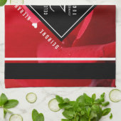 Elegant 26th Roos Wedding Jubileum Celebration Theedoek (Gevouwen)