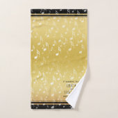 Elegant 27th Music Wedding Jubileum Bad Handdoek (Handdoek)