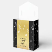 Elegant 27th Music Wedding Jubileum Celebration Bedankdoosjes (Geopend)