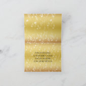 Elegant 27th Music Wedding Jubileum Celebration Bedankkaart (Binnen)