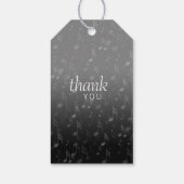 Elegant 27th Music Wedding Jubileum Celebration Cadeaulabel (Achterkant)