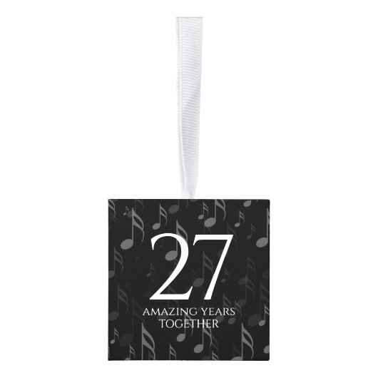 Elegant 27th Music Wedding Jubileum Celebration Decoratie (Rechts)