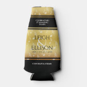 Elegant 27th Music Wedding Jubileum Celebration Flesjeskoeler (Voorkant)